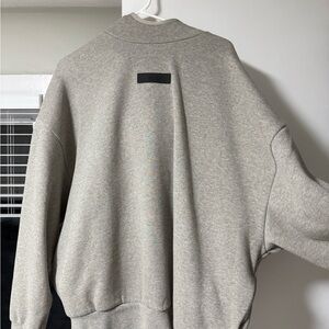 Essentials Men's Light Gray Crewneck Sweater